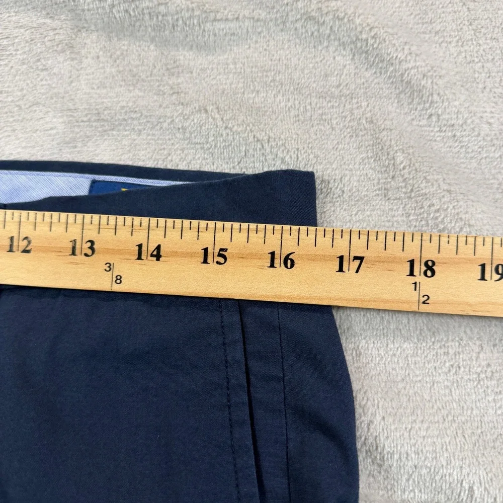 Polo Ralph Lauren Mens 32x34 Tall Slim Fit Chino Pants Navy Blue Stretch Casual